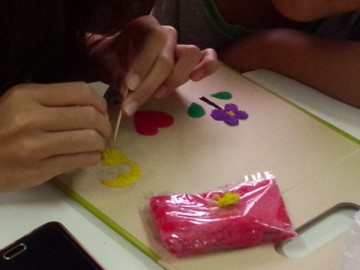 อาสาสมัครผลิตดินกระดาษรีไซเคิล ณ ห้องสมุดประชาชนซอยพระนาง 22 กย. Volunteer to make recycling pulp and paper clay – in Thailand Sep.22, 19